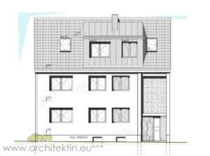 Ausbau des Dachgeschosses mit neuer Gaube