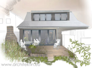 neue Terrasse zum Wohlfühlen im Grünen