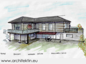 Wunsch: der neue Balkon groß wie die Terrasse